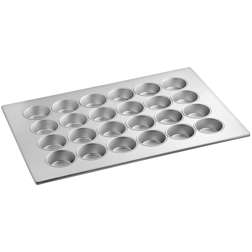 Baker's Lane 24 Cup 5 oz. Glazed Aluminized Steel Jumbo Muffin / Cupcake Pan - 26" x 18"