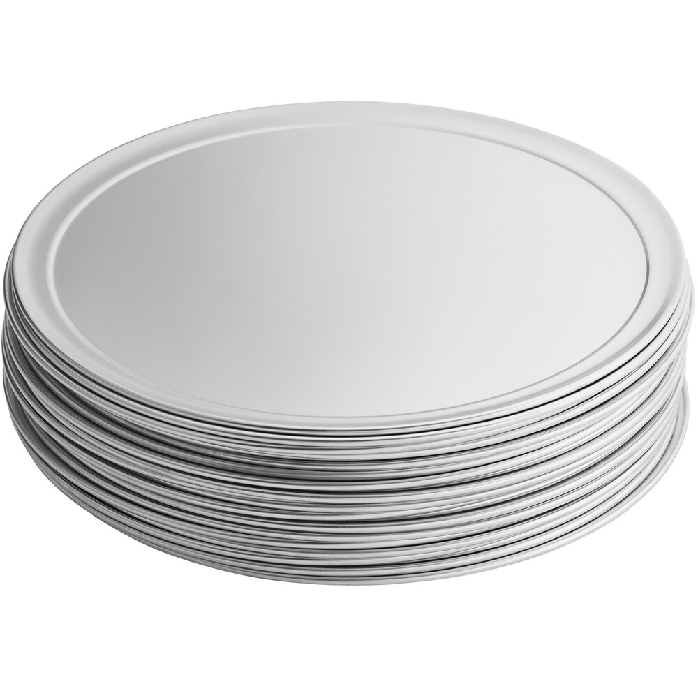 Choice Bulk 16" Aluminum Wide Rim Pizza Pan - 24/Case