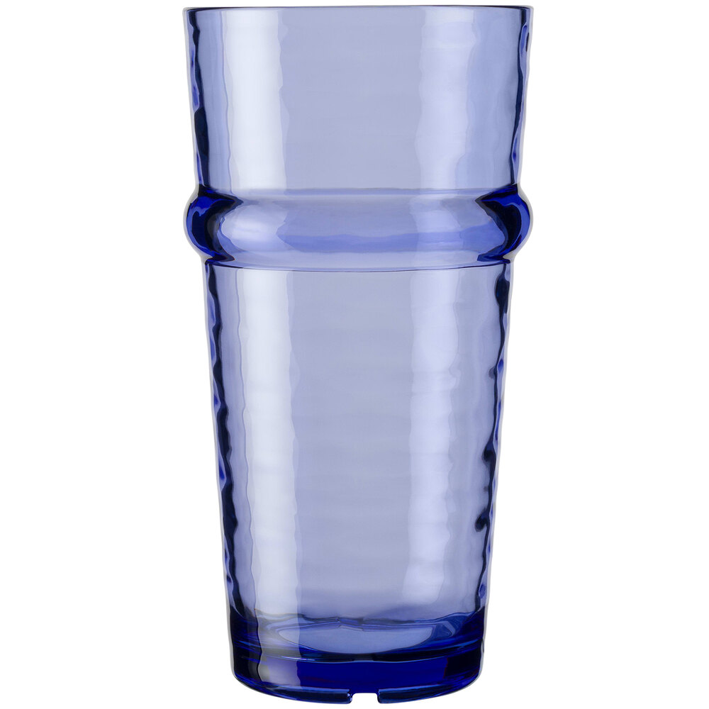 Libbey Infinium Wake 12 oz. Tidal Blue Tritan™ Plastic Stackable Beverage Glass - 12/Case