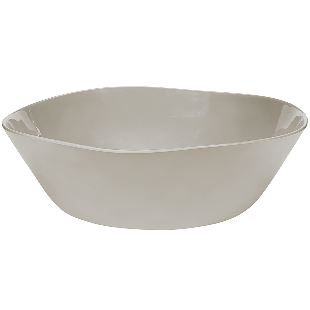 American Metalcraft CBL325SH Crave 10 Qt. Shadow Melamine Serving Bowl