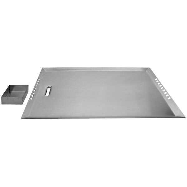 GET ST11702011 23 1/2" x 15 1/2" Strata Rectangular Grill Top with Drip Tray for Strata Buffet System