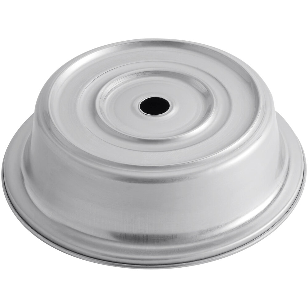 American Metalcraft 8 3/8" - 8 13/16" Stainless Steel Plate Cover for Standard and Wide Foot Plates