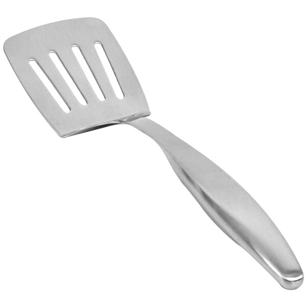 Front of the House 10 1/4" 18/10 Stainless Steel Extra Heavy Weight Brushed Slotted Turner - 12/Case