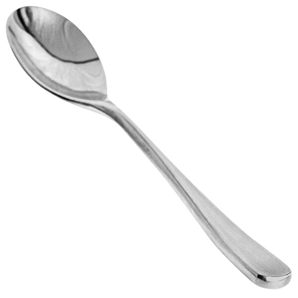 Front of the House Grant 7" 18/10 Stainless Steel Extra Heavy Weight Duo Finish Teaspoon - 12/Case