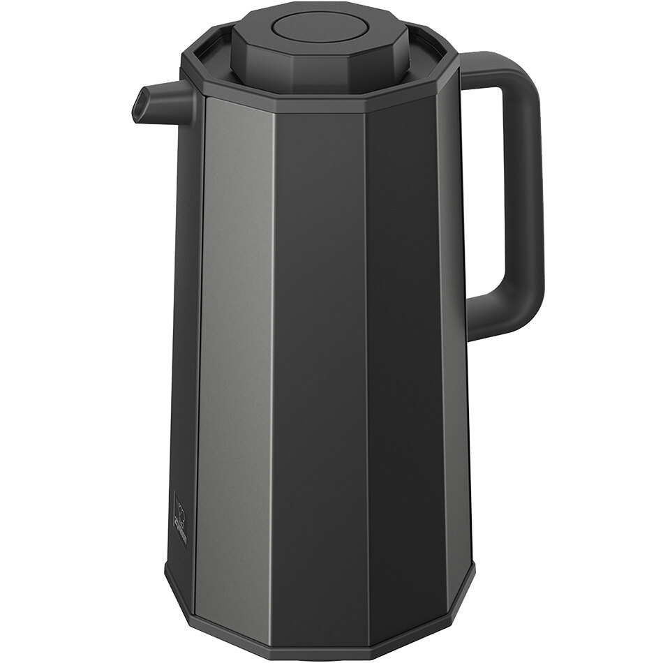 Zojirushi AH-EAE10-BA 34 oz. Black Glass-Lined Vacuum Carafe with Push-Button Stopper