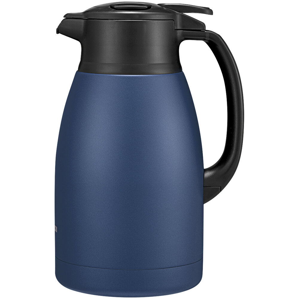 Zojirushi SH-HC15-AD 51 oz. Matte Navy Blue Stainless Steel-Lined Vacuum Carafe