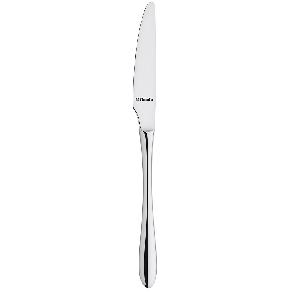Amefa Cuba 7 1/16" 18/10 Stainless Steel Extra Heavy Weight Fruit Knife - 12/Case