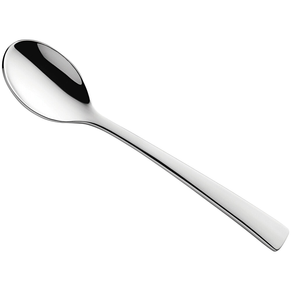 Amefa Aurora 4 1/2" 18/10 Stainless Steel Extra Heavy Weight Demitasse Spoon - 12/Case