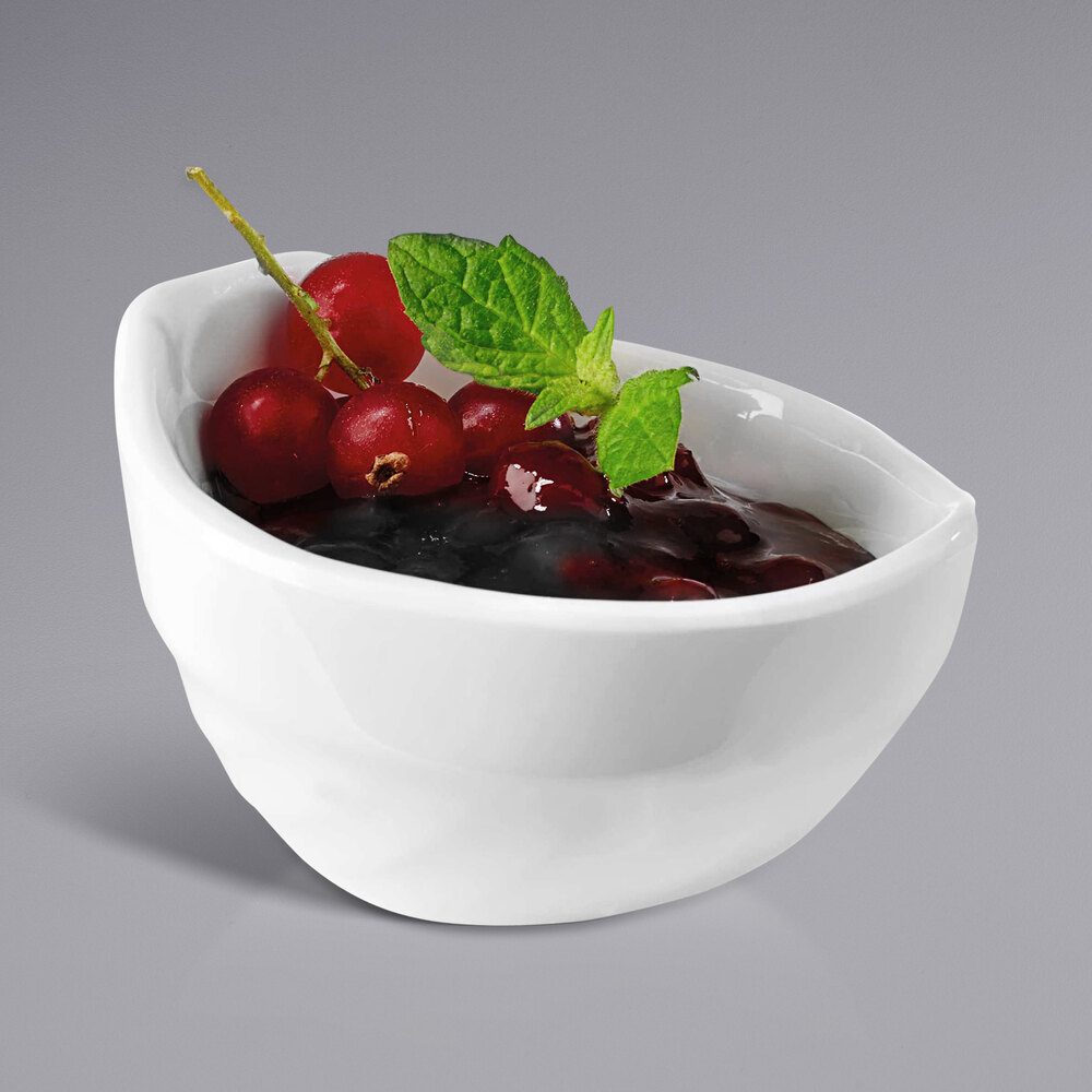 APS Minis 1.75 oz. White Melamine Bowl APS 84450 - 24/Case