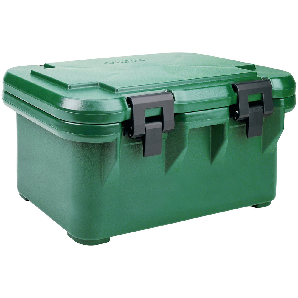 Cambro UPCS180403 Camcarrier® S-Series® Army Green Top Loading 8" Deep Insulated Food Pan Carrier