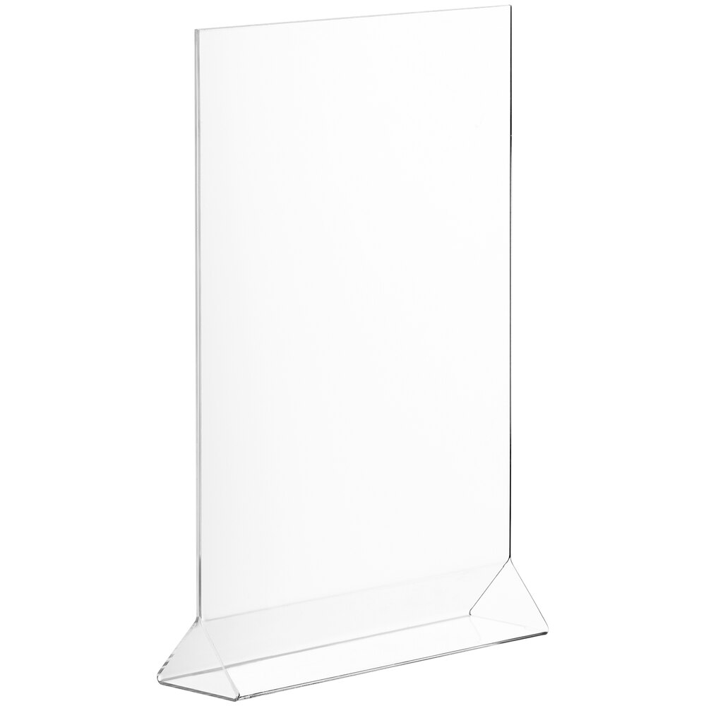 Choice 8 1/2" x 11" Acrylic Tabletop Displayette