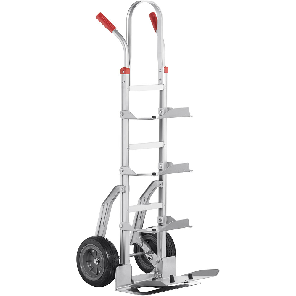 Lavex 500 lb. Aluminum Water Bottle Hand Truck with "U" Loop Handle