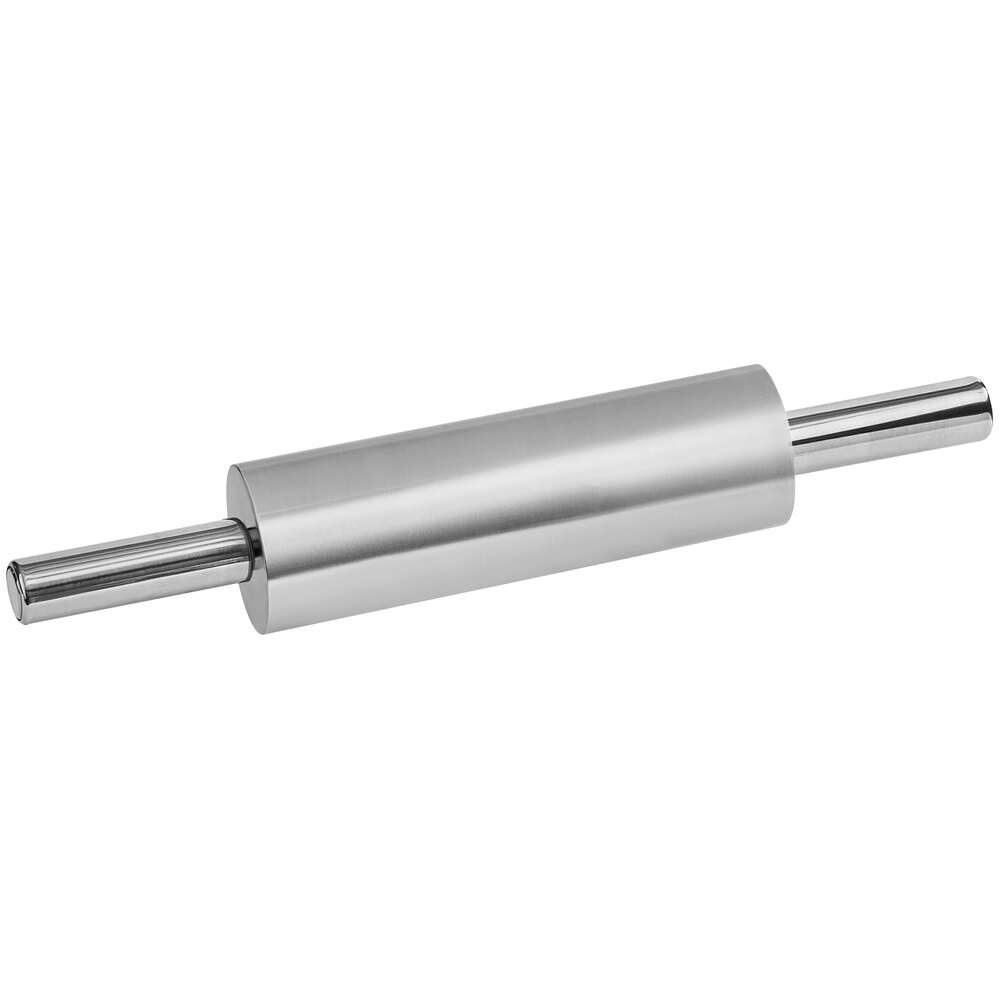Choice 9 3/4" Stainless Steel Rolling Pin