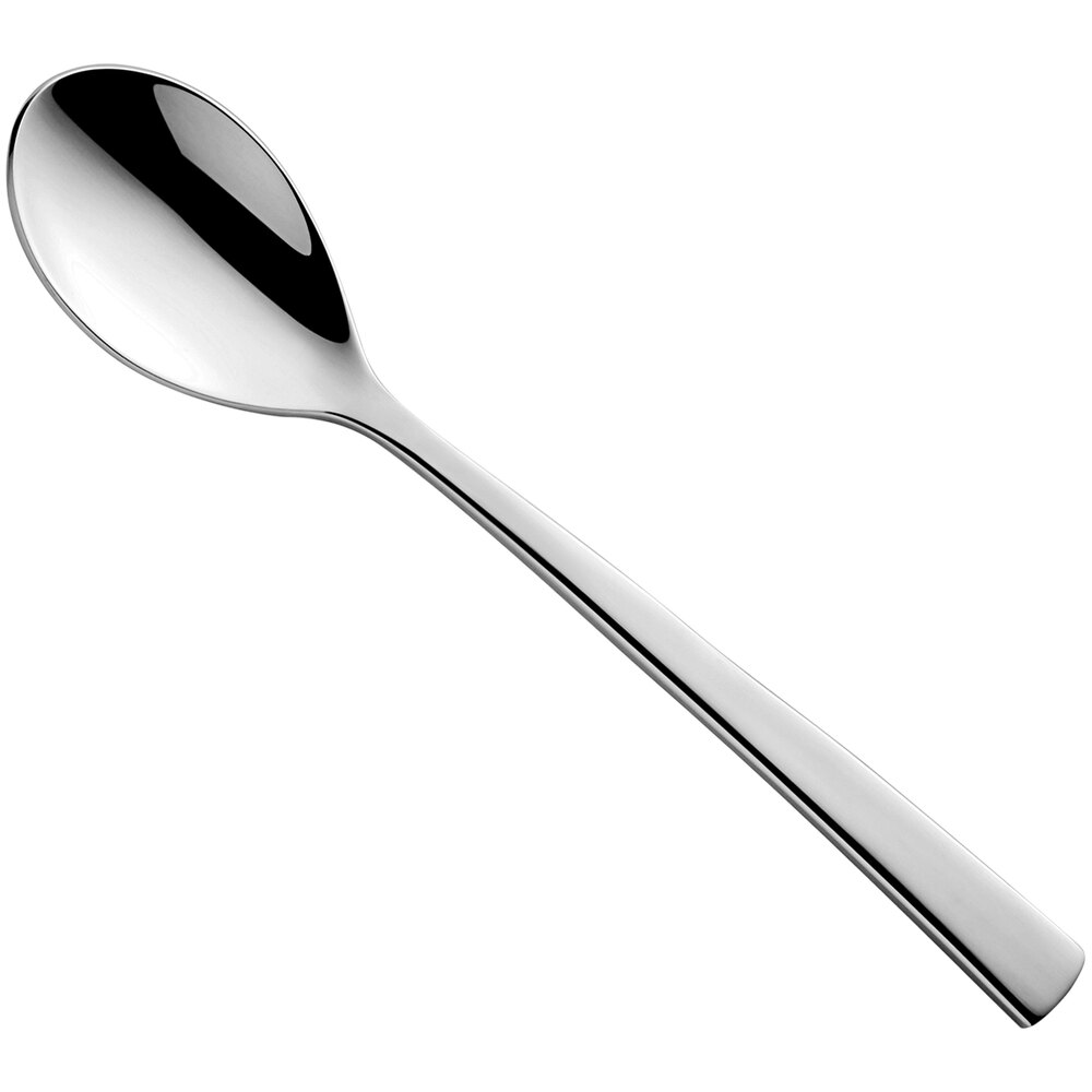 Amefa Aurora 5 5/16" 18/10 Stainless Steel Extra Heavy Weight Teaspoon - 12/Case