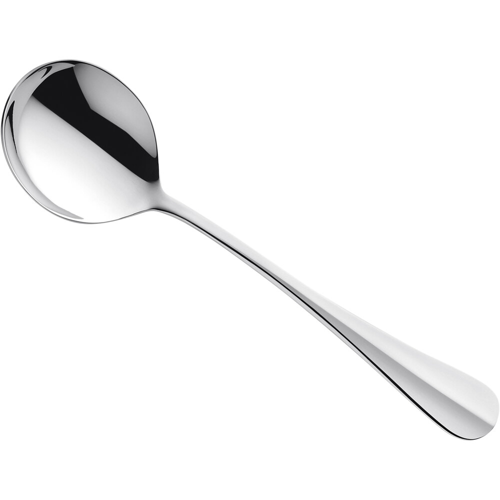 Amefa Baguette 6 3/4" 18/10 Stainless Steel Extra Heavy Weight Soup Spoon - 12/Case