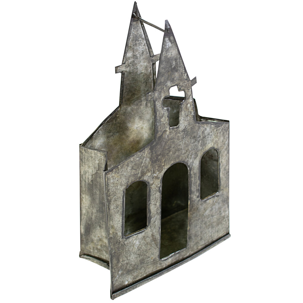 Kalalou Recycled Metal Church Votive
