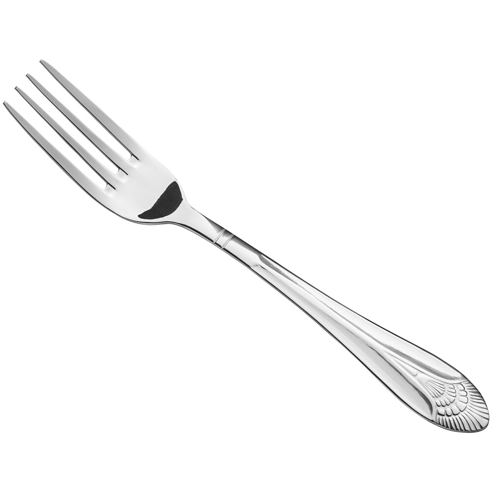 Acopa Monaca 8 1/2" 18/8 Stainless Steel Extra Heavy Weight European Table Fork - 12/Case