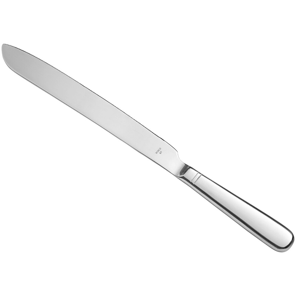 Libbey Windsor 12 3/8" 18/0 Stainless Steel Heavy Weight Cake Knife