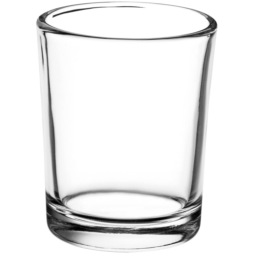 Acopa 2 oz. Clear Round Glass Votive / Tealight Holder - 12/Case