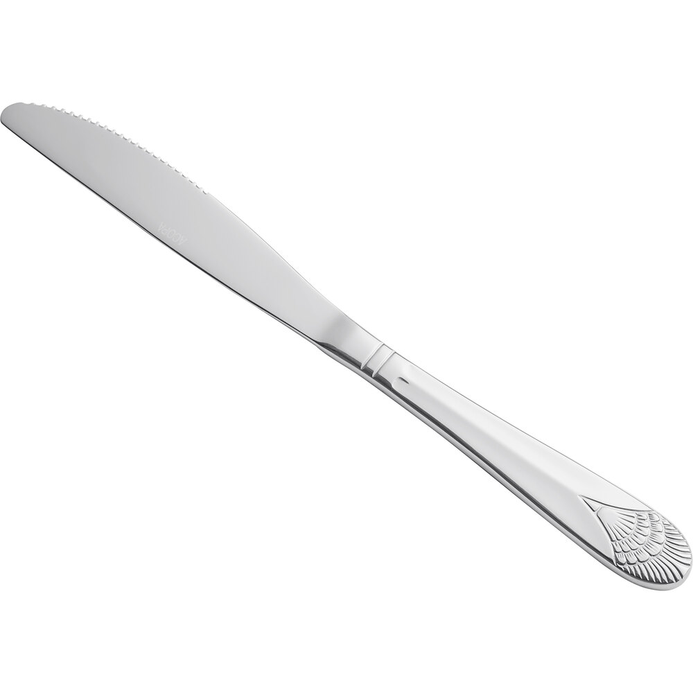Acopa Monaca 8 5/8" Stainless Steel Extra Heavy Weight Dinner Knife - 12/Case