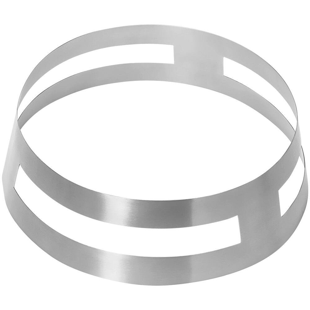 American Metalcraft 17" x 4 1/2" Round Stainless Steel Griddle Stand SGSC17