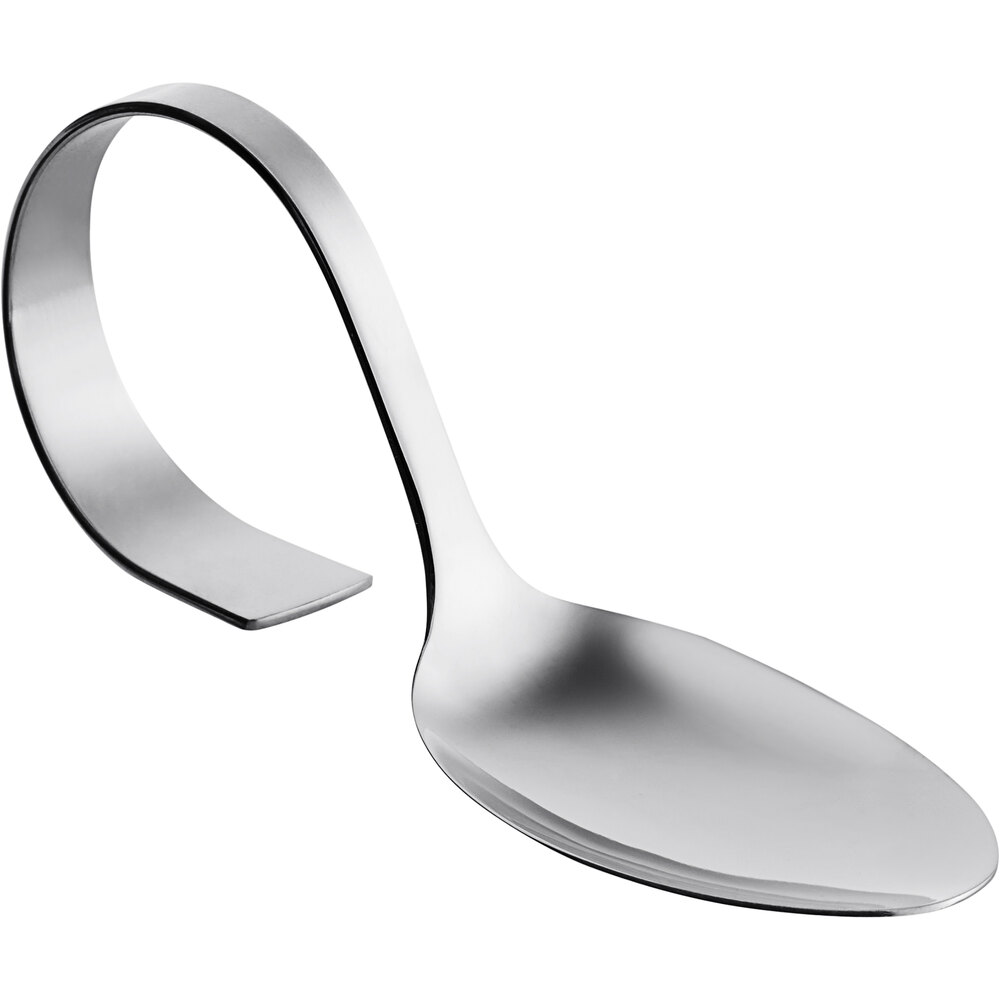 Libbey Windsor 4 5/8" 18/0 Stainless Steel Heavy Weight Appetizer Spoon - 12/Case