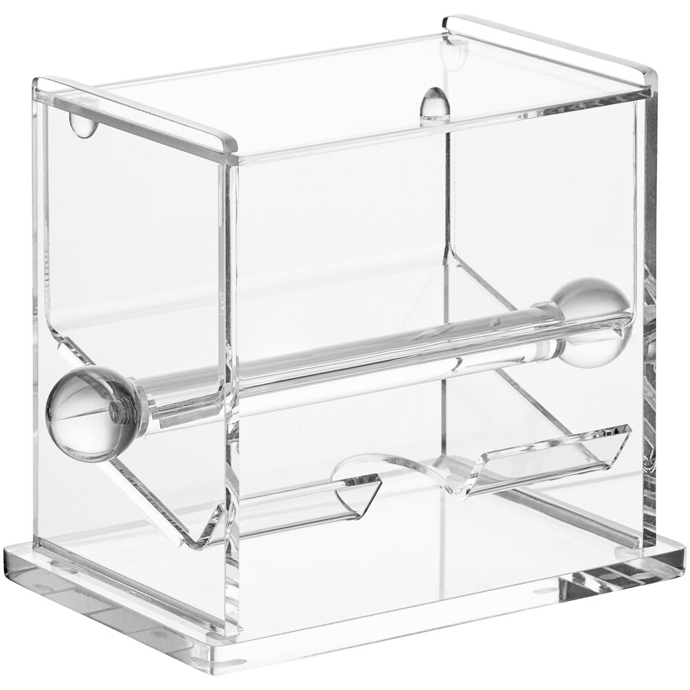 Choice Acrylic Stirrer Straw Dispenser for 5" Stirrer Straws