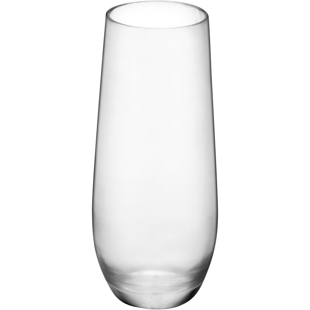 American Metalcraft Parker Collection 9 oz. Tritan™ Plastic Stemless Flute Glass - 12/Case