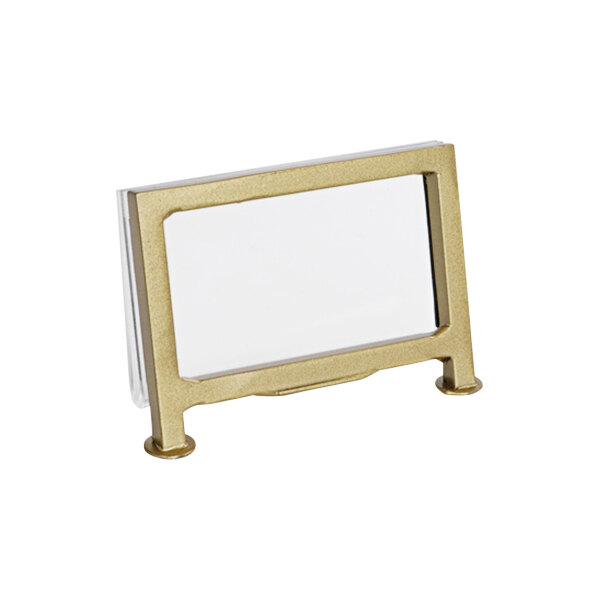 Cal-Mil Heritage 3 1/2" x 1" x 2 1/2" Gold Frame Displayette