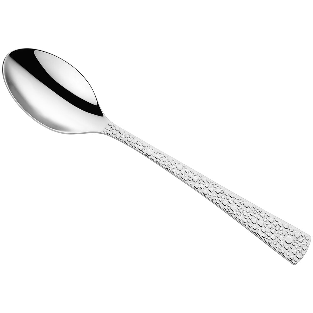 Amefa Livia Ronda 7 3/16" 18/10 Stainless Steel Extra Heavy Weight Dessert Spoon - 12/Case