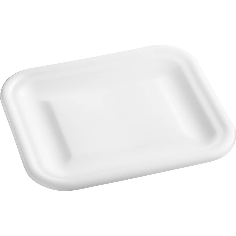Choice 14 1/2" x 12 1/2" White Plastic Food Storage Box Lid