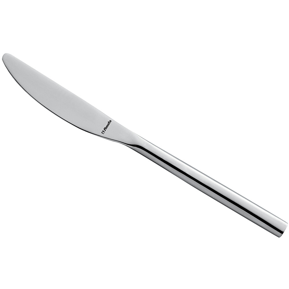 Amefa Carlton 8 1/4" 18/0 Stainless Steel Heavy Weight Table Knife - 12/Case