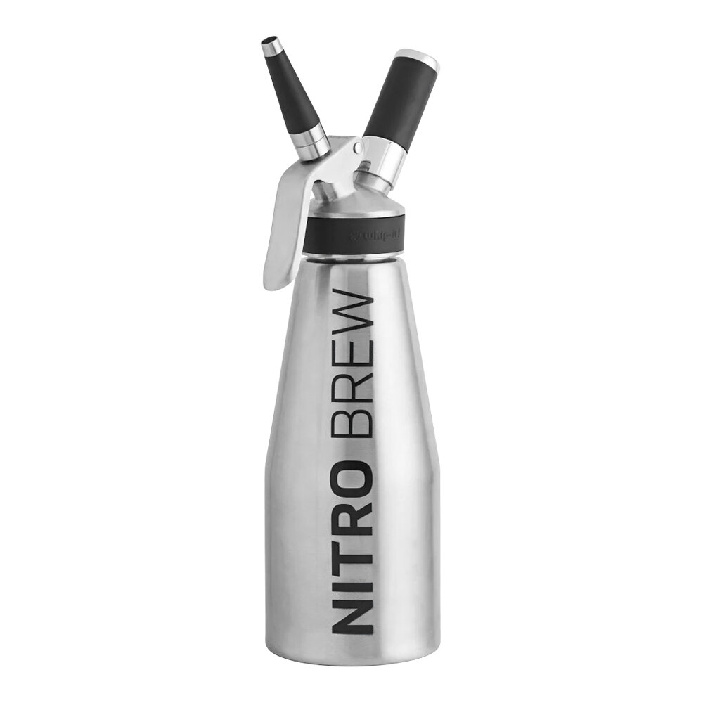 Whip-It 1 Liter Stainless Steel Nitro Brew Whipper DF-Nbrew-L01S