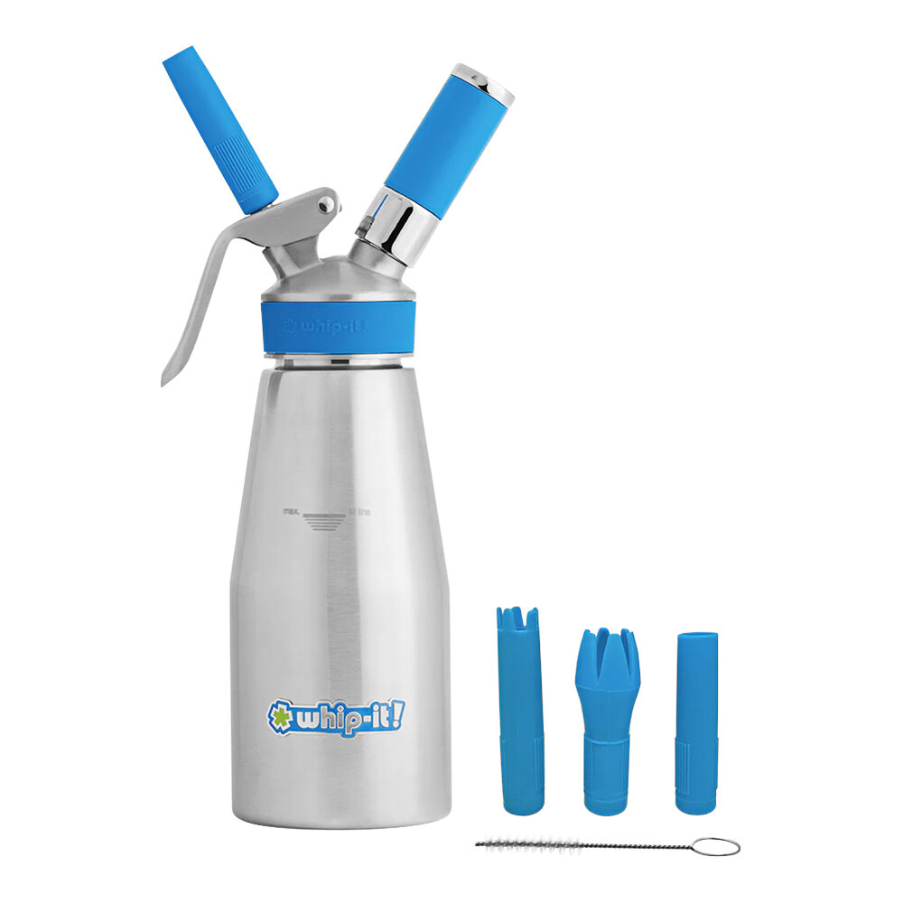 Whip-It Specialist 0.5 Liter Heavy-Duty Stainless Steel Whipper DC-Spec-H01S