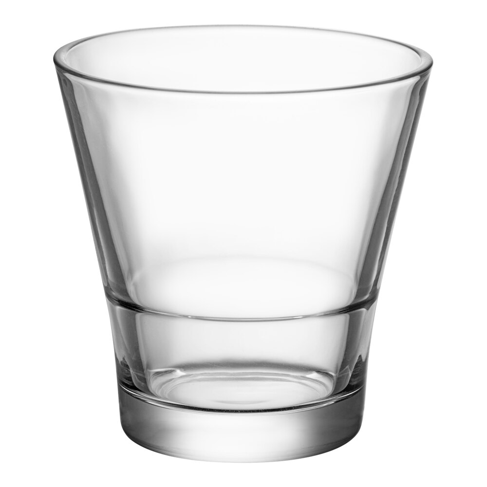 Acopa Select 12 oz. Flared Stackable Rocks / Old Fashioned Glass - Sample
