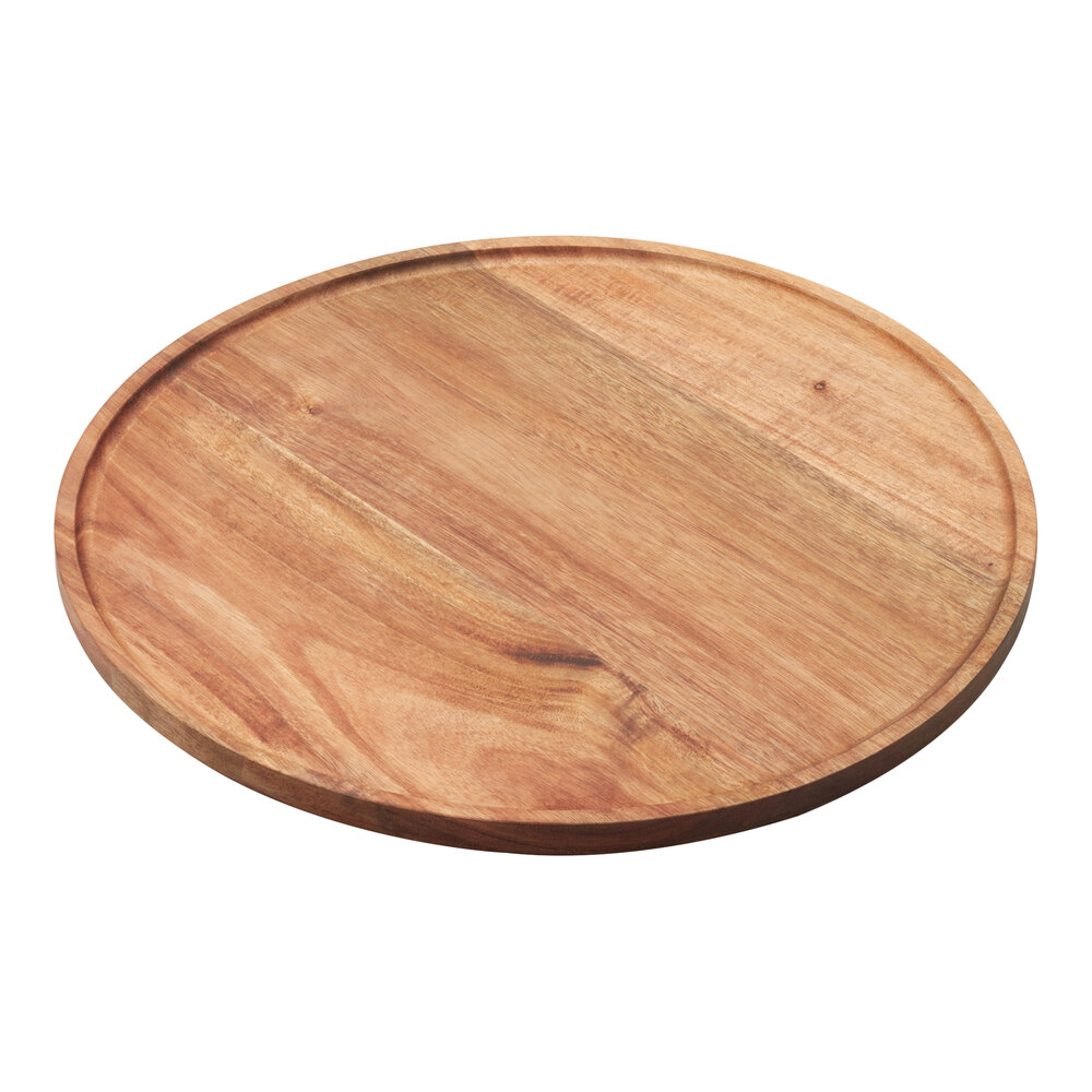 American Metalcraft 14" Round Acacia Wood Serving Board