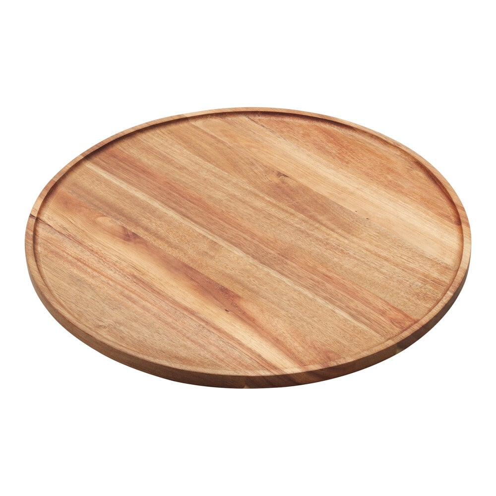 American Metalcraft 16" Round Acacia Wood Serving Board