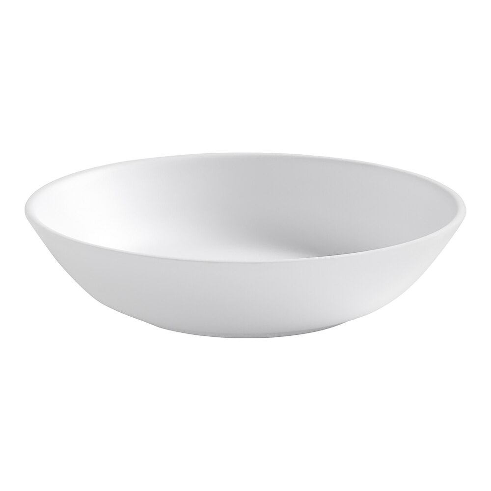 American Metalcraft Mix & Matte 16 oz. White Melamine Bowl