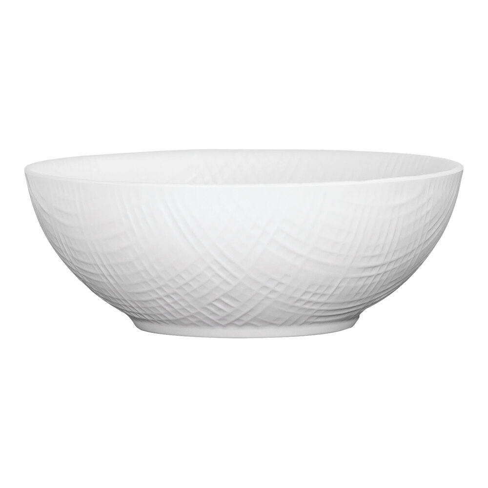 Cal-Mil Sedona 60 oz. White Textured Coupe Melamine Bowl