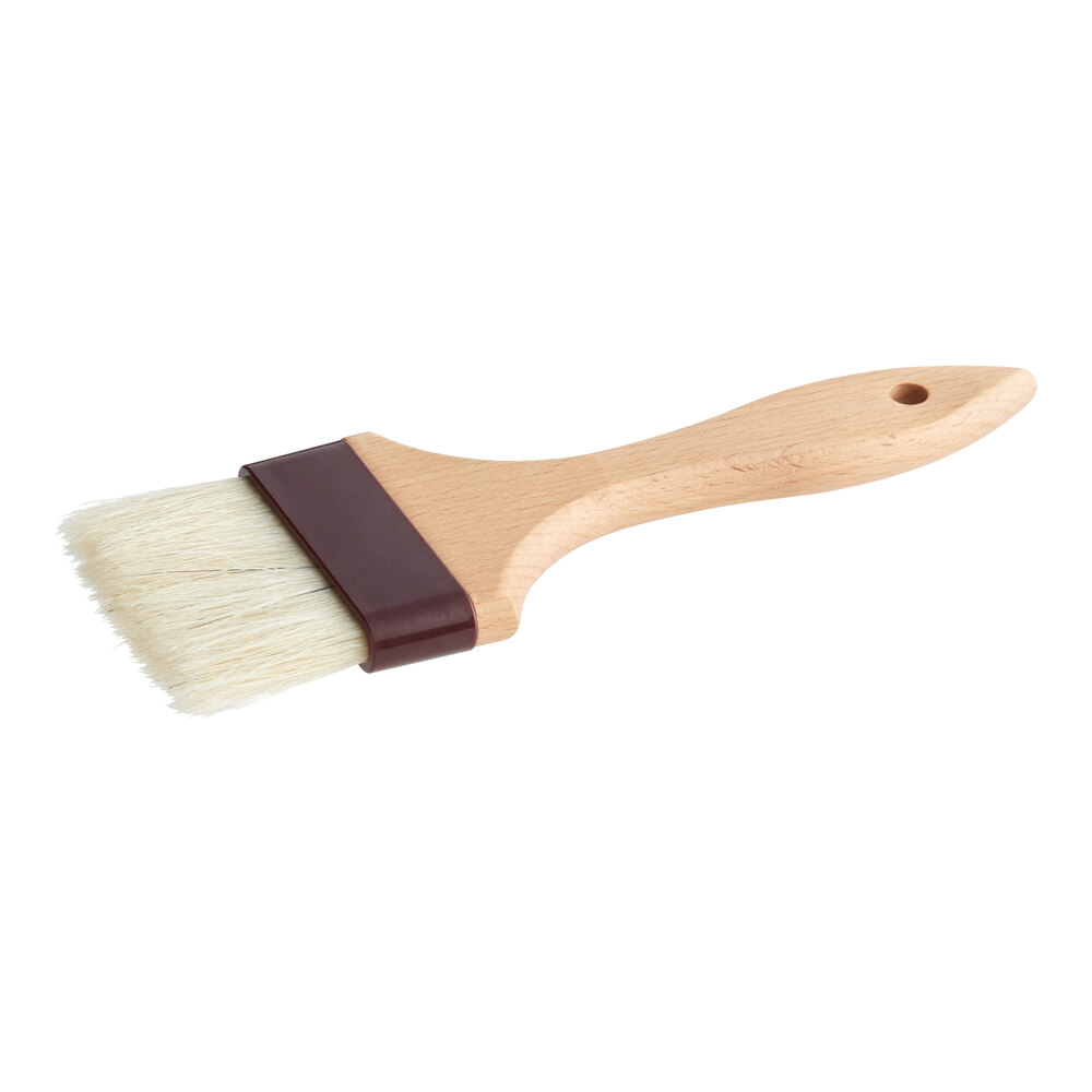 Vollrath 3"W Boar Bristle Pastry Brush with Wooden Handle 463