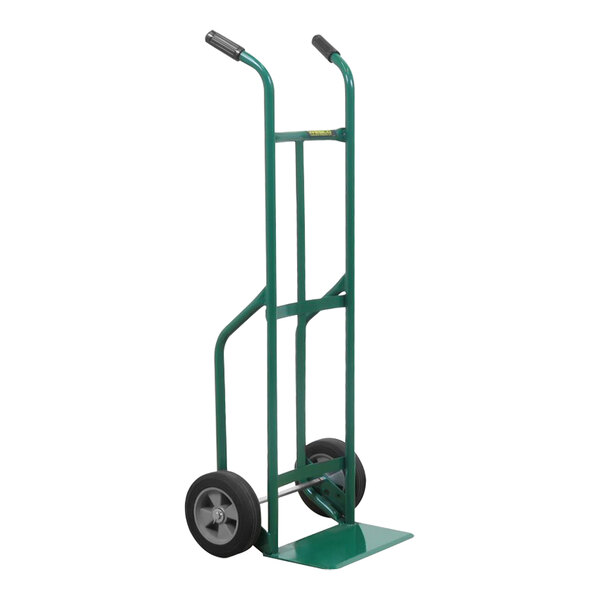 Wesco Industrial Products Series 636 500 lb. Hand Truck with 8" Solid Rubber Wheels and Dual Handles 210332