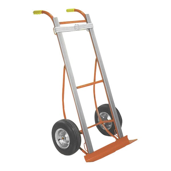 Wesco Industrial Products 700 lb. Steel Appliance Hand Truck with 12" Pneumatic Wheels and Belt Ratchet 230020