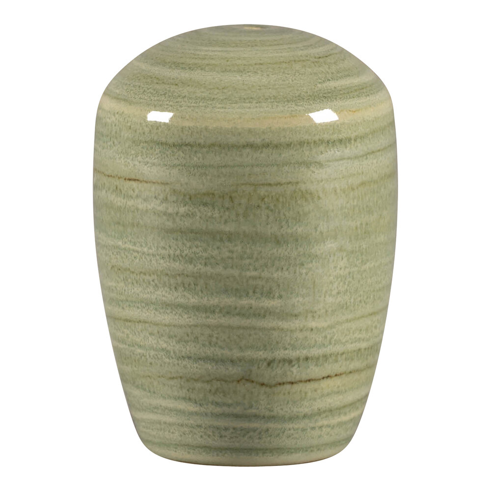 RAK Porcelain Rakstone Spot 3" Emerald Porcelain Pepper Shaker - 6/Case
