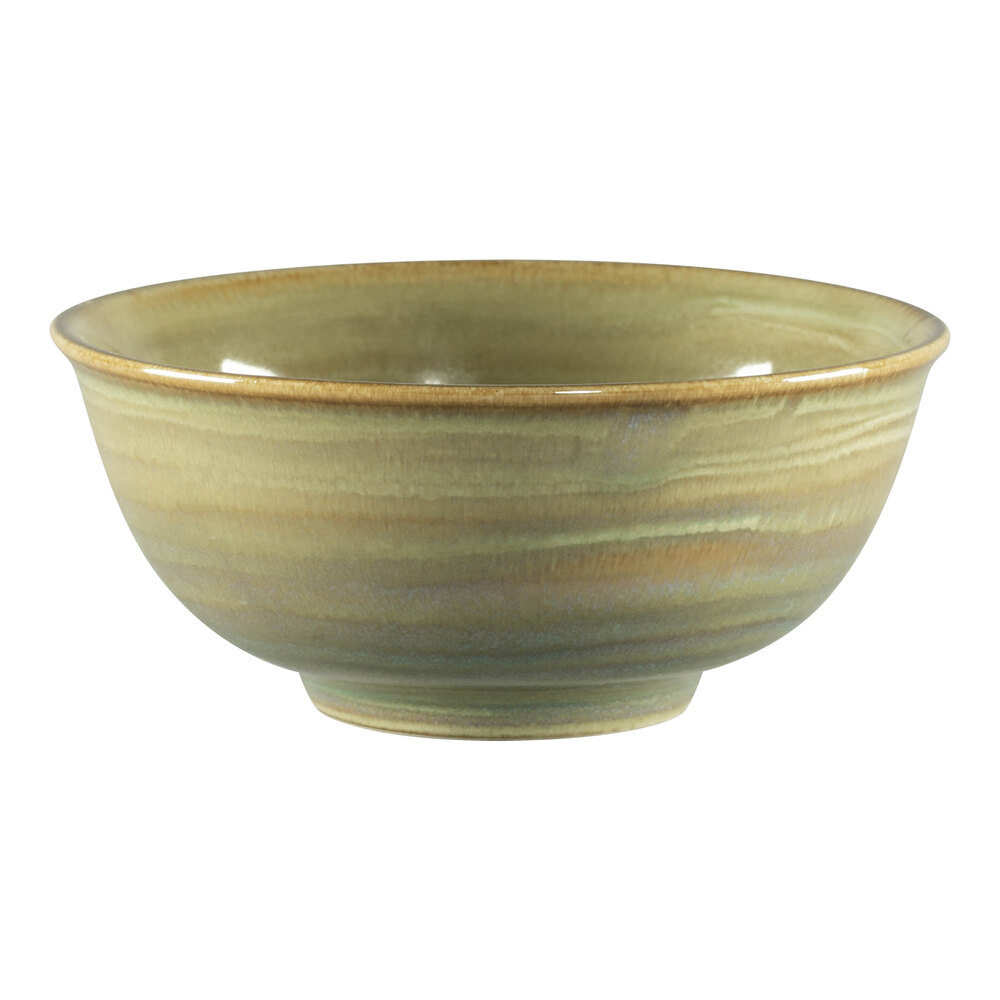 RAK Porcelain Rakstone Spot 9.15 oz Emerald Porcelain Bowl - 12/Case