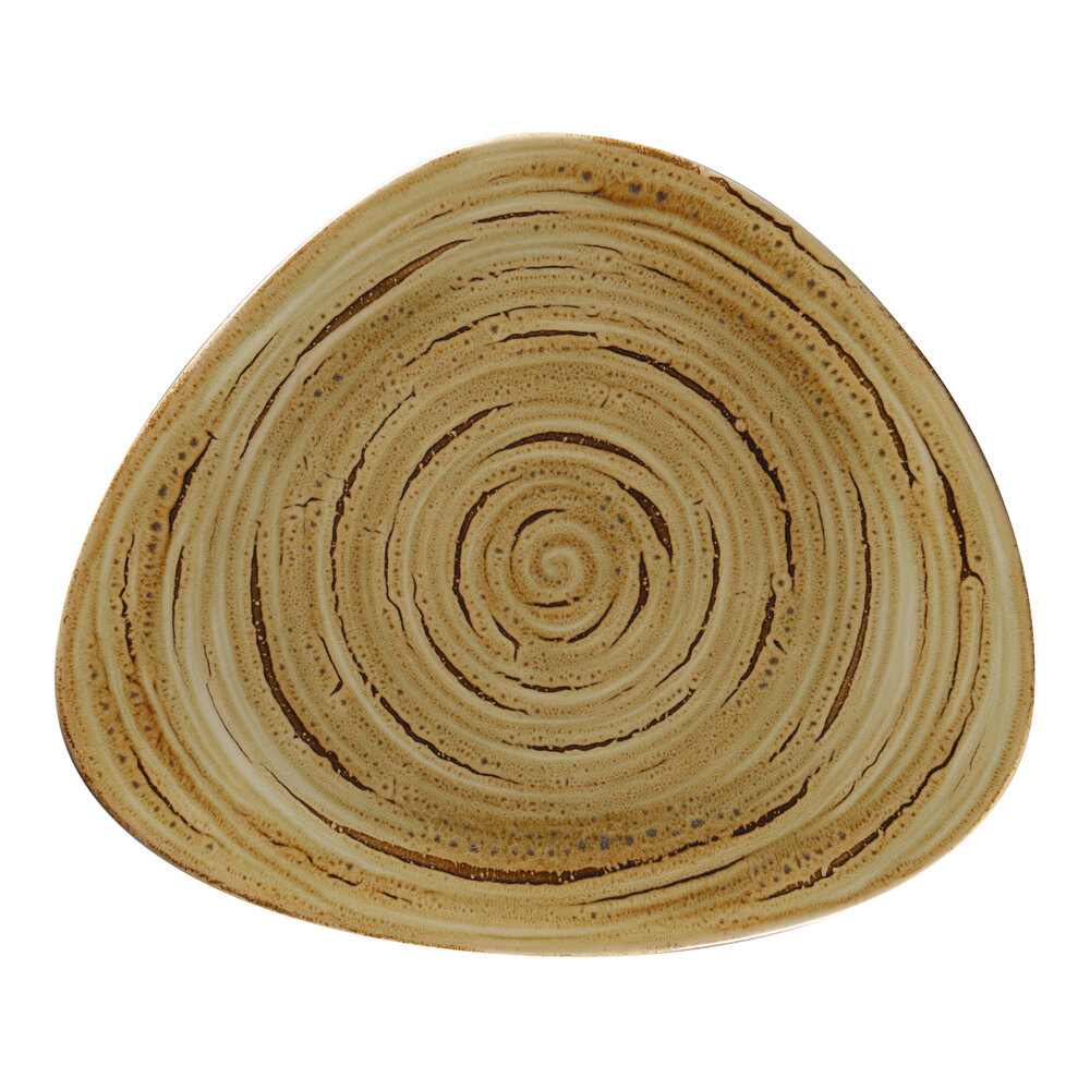 RAK Porcelain Rakstone Spot 12 1/4" Garnet Porcelain Organic Flat Plate - 6/Case