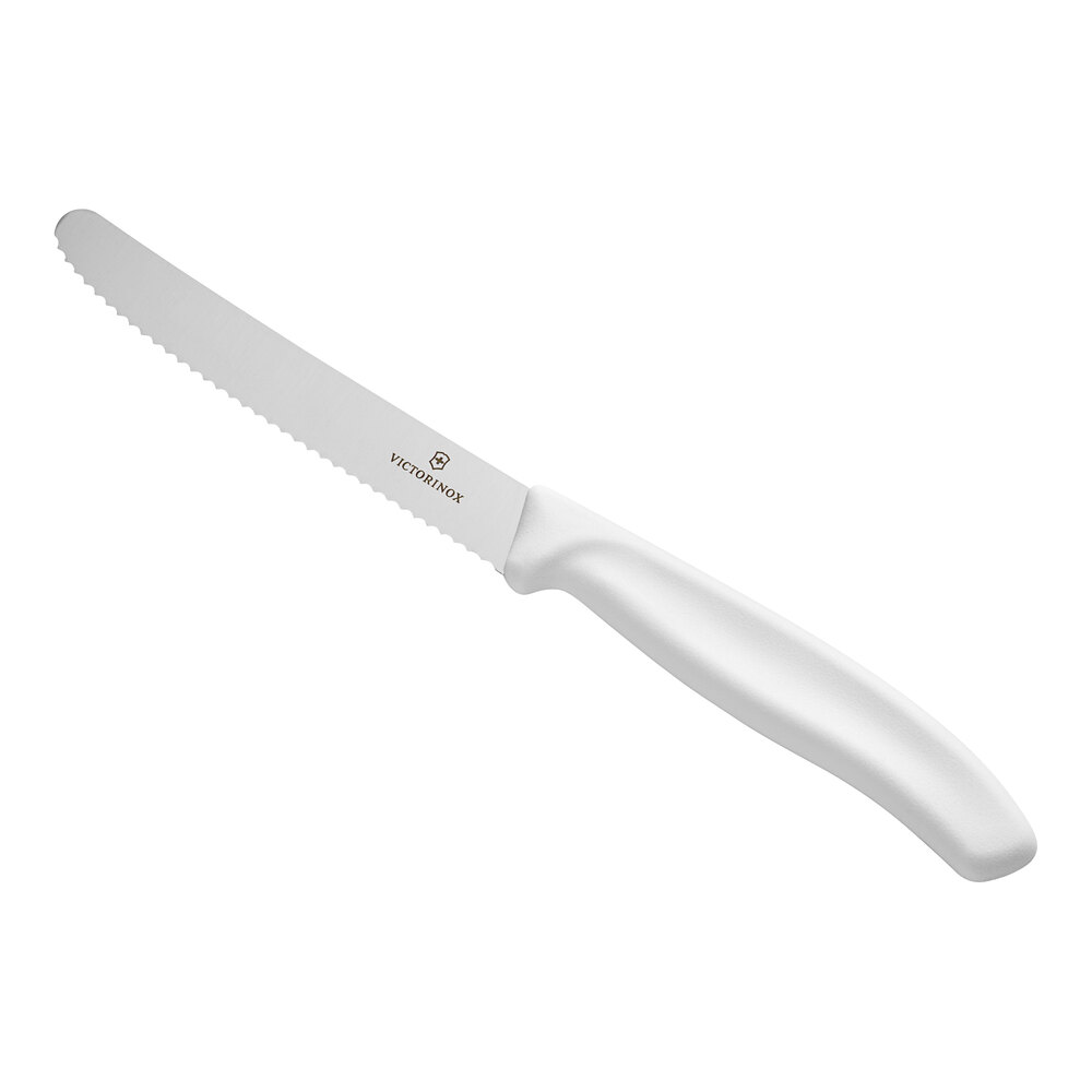 Victorinox 4 1/2" Utility Knife with White Handle 6.7837