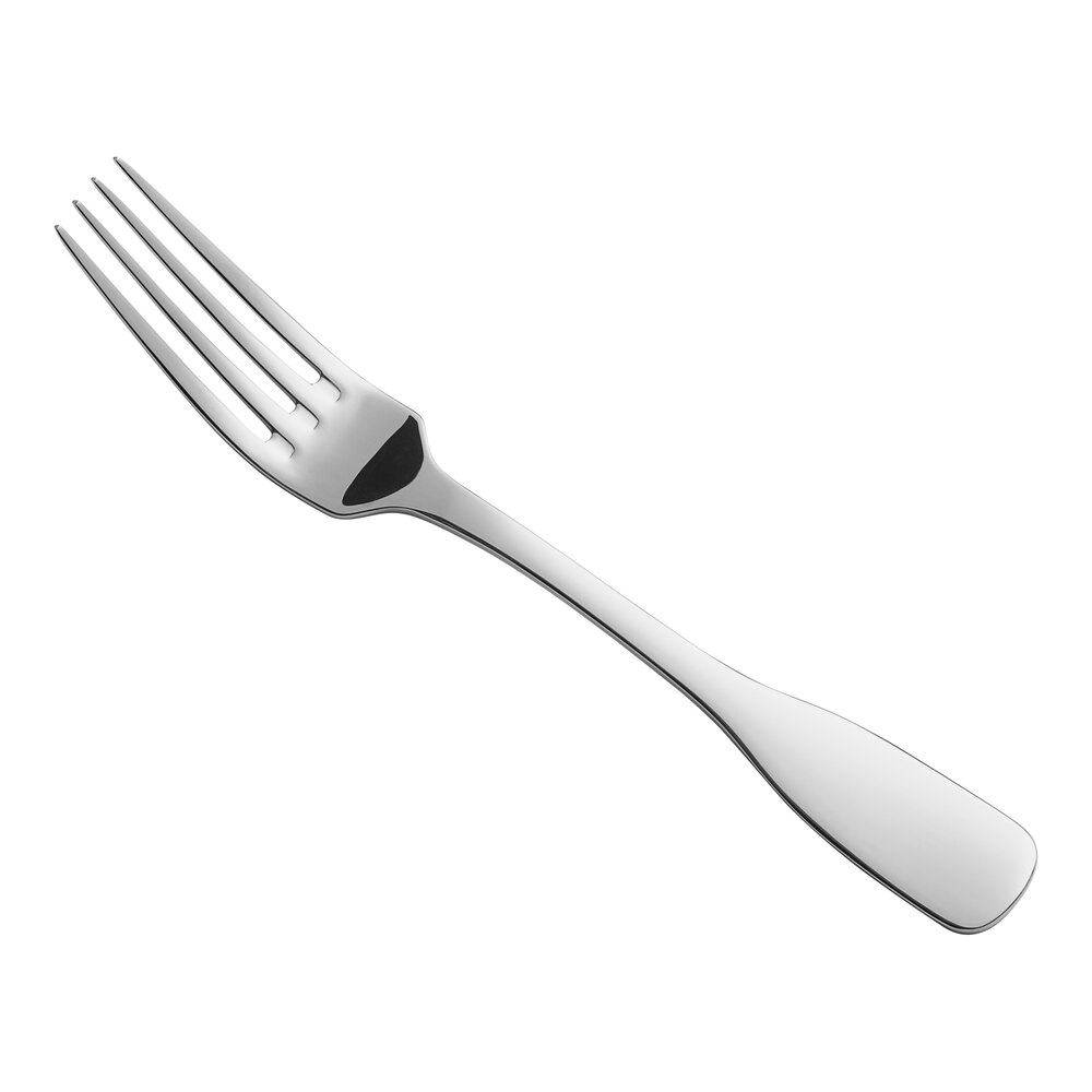 Acopa Triumph 8 3/16" 18/8 Stainless Steel Extra Heavy Weight European Table Fork - 12/Case