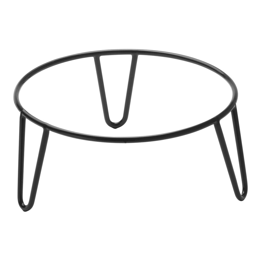 American Metalcraft Loft 9" x 4" Rubberized Hairpin Stand