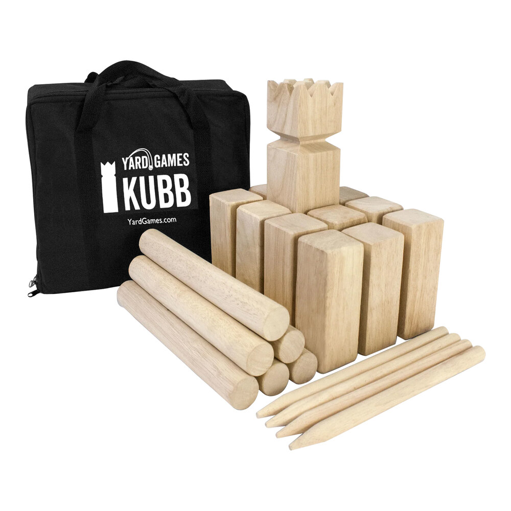 Yard Games Customizable Premium Kubb Game Set