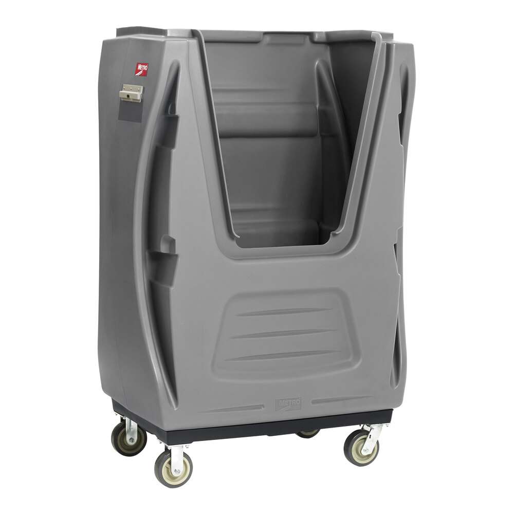 Metro TX48B-BULKG MetroTrux Bulk Laundry Truck with Swivel / Rigid Casters